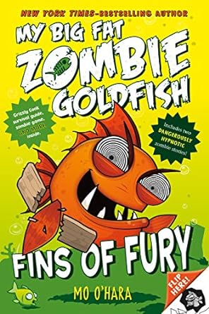 Cover of Fins of Fury: My Big Fat Zombie Goldfish by Mo O'Hara