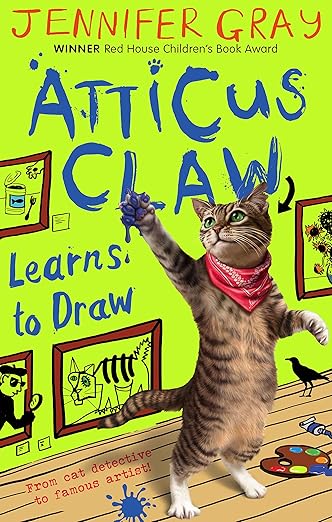Cover of Atticus Claw Learns to Draw by Jennifer Gray