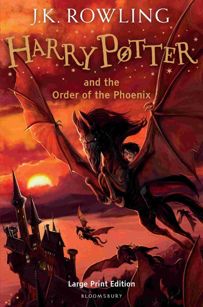 Cover of Harry Potter and the Order of the Phoenix by J.K. Rowling