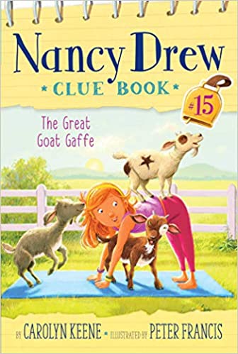 Cover of Nancy Drew Clue Book 15 - The Great Goat Gaffe by Carolyn Keene