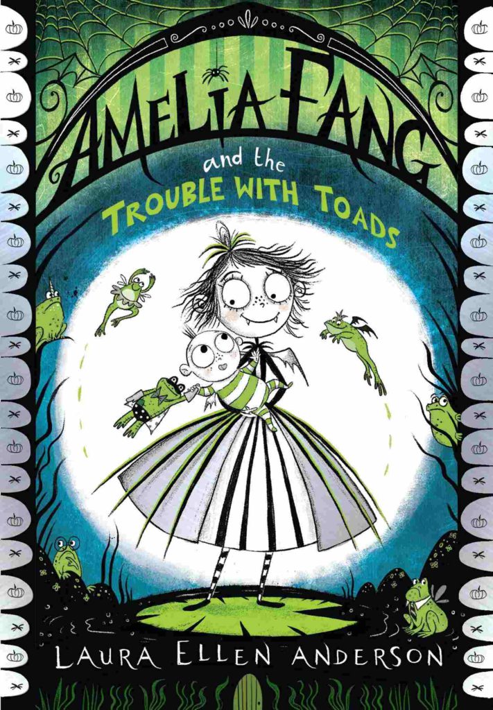 Cover of Amelia Fang and the Trouble With Toads by Laura Ellen Anderson