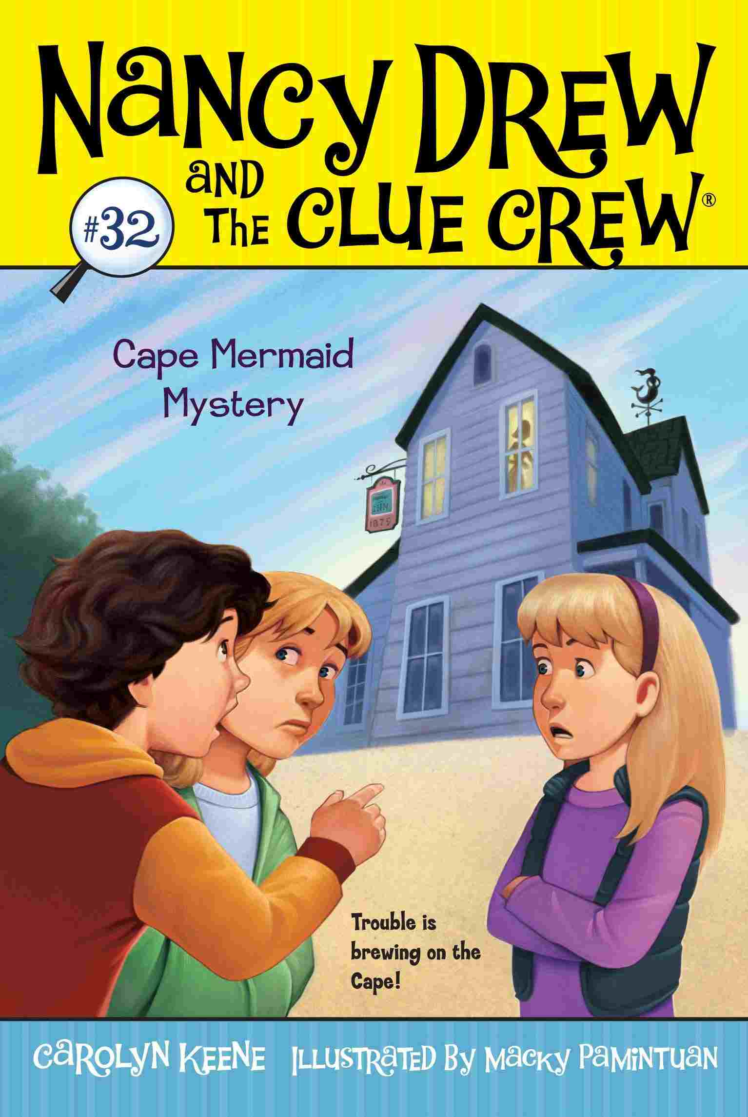 Cover of Nancy Drew and the Clue Crew 32 - Cape Mermaid Mystery by Carolyn Keene