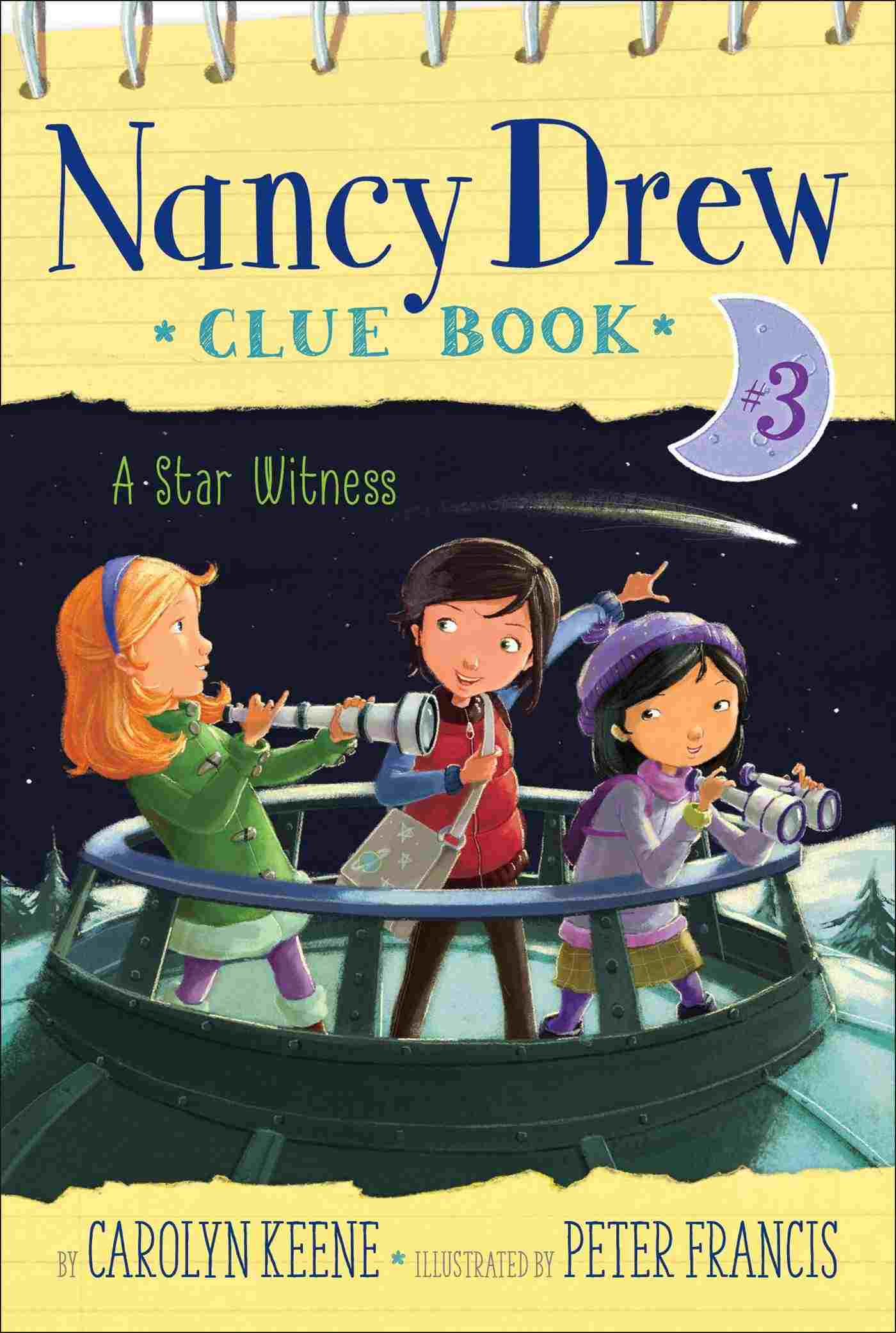 Cover of Nancy Drew Clue Book 3 - A Star Witness by Carolyn Keene