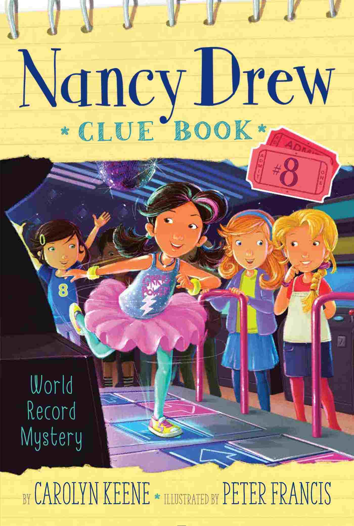 Cover of Nancy Drew Clue Book 8 - World Record Mystery by Carolyn Keene