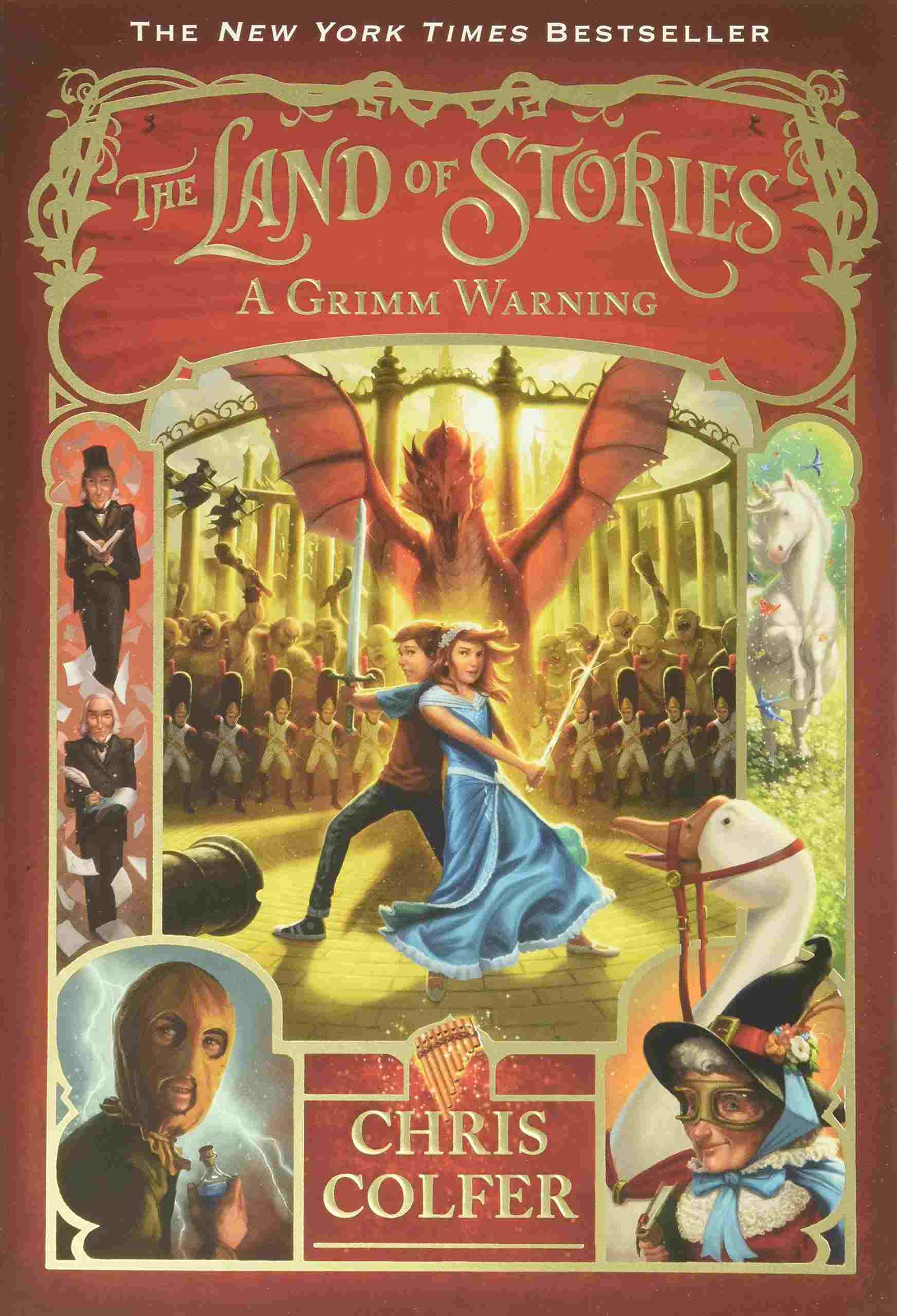 Cover of The Land of Stories - A Grimm Warning by Chris Colfer