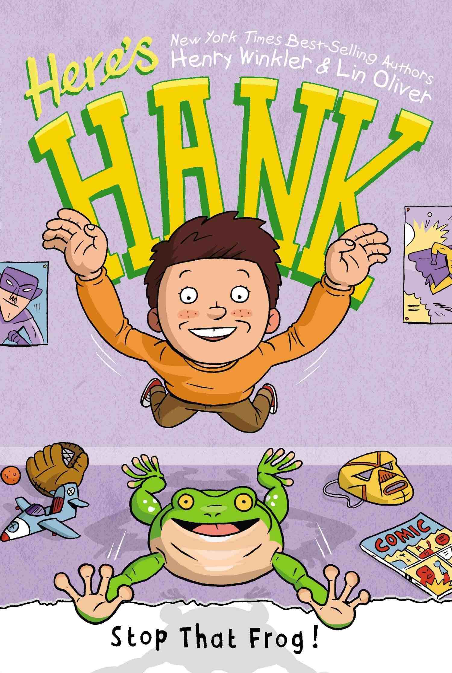 Cover of Here's Hank - Stop That Frog! by Henry Winkler & Lin Oliver