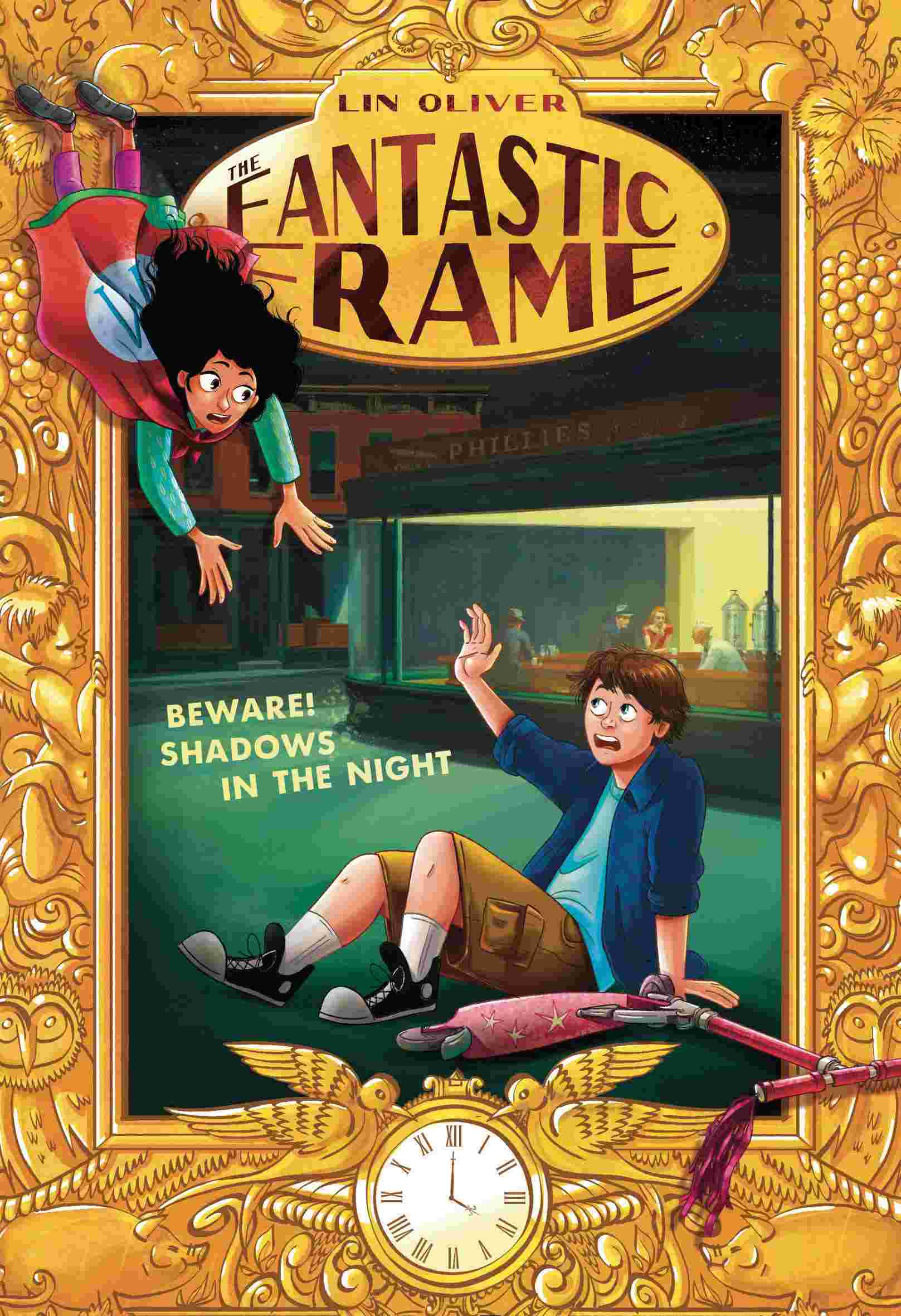 Cover of The Fantastic Frame 3 - Beware! Shadows in the Night by Lin Oliver