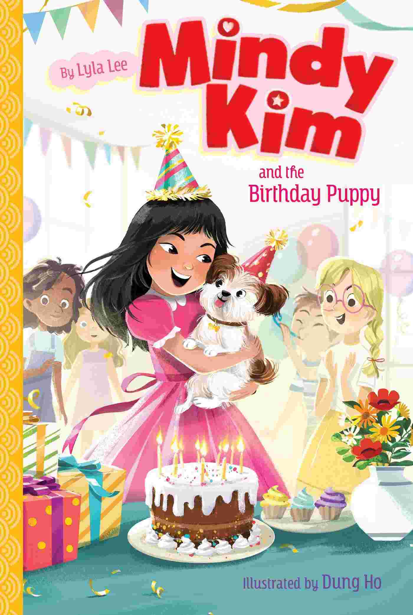 Cover of Mindy Kim and the Birthday Puppy by Lyla Lee