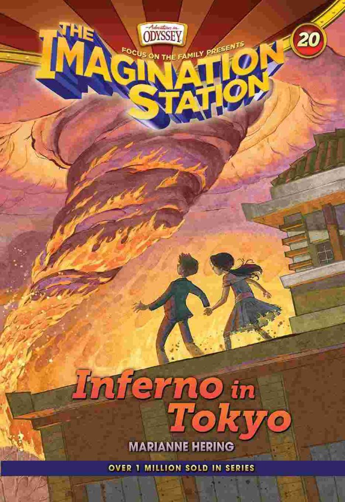 Cover of The Imagination Station 20 - Inferno in Tokyo by Marianne Hering