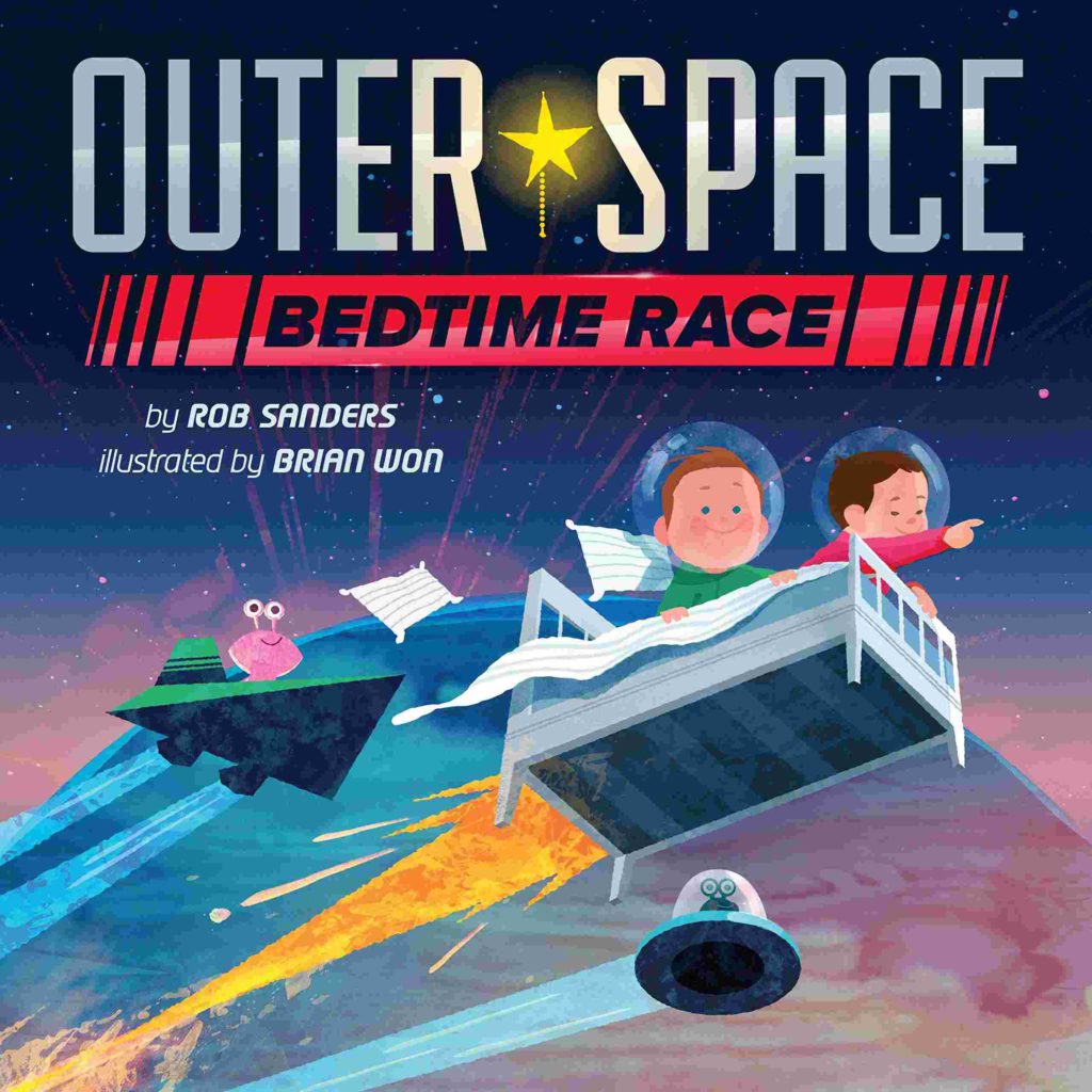 Cover of Outer Space Bedtime Race by Rob Sanders