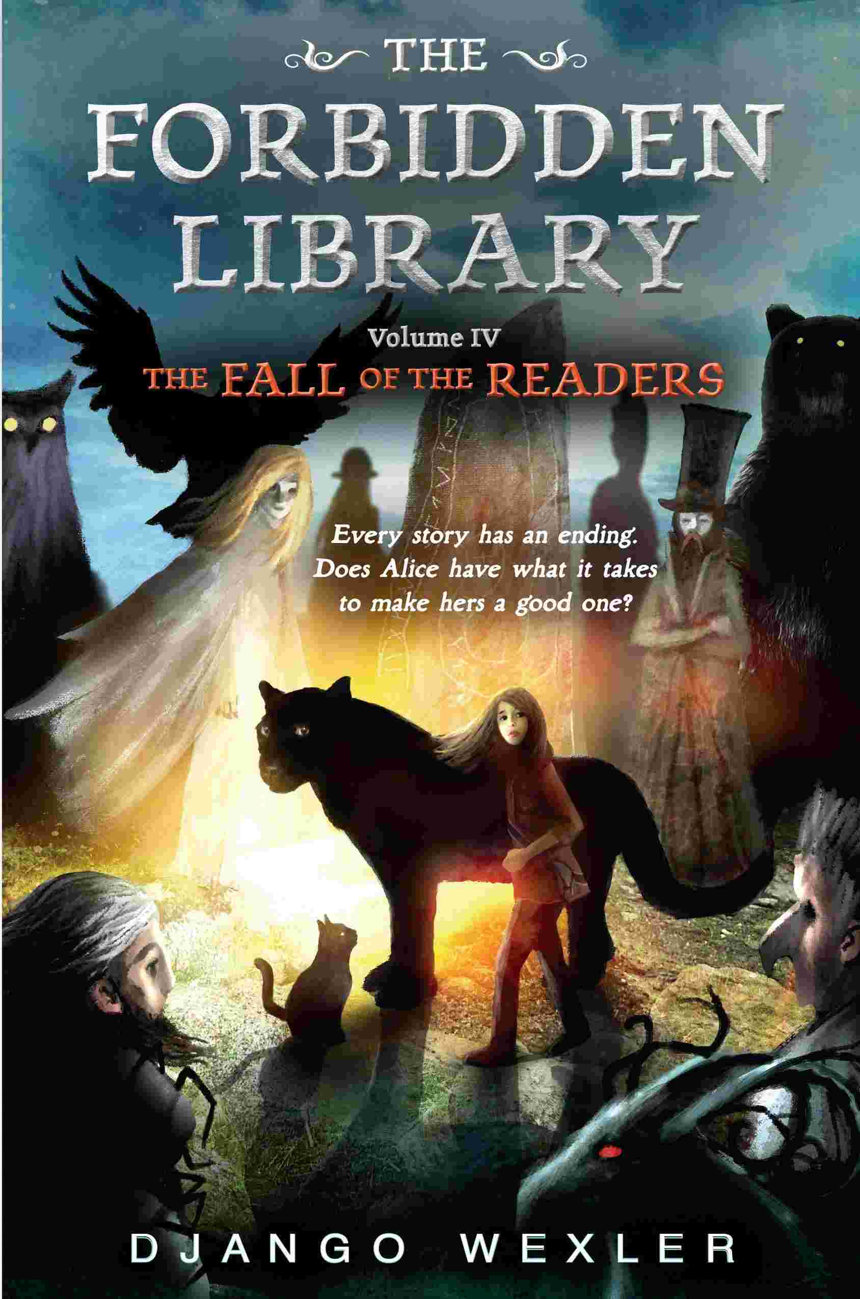 Cover of The Forbidden Library 4 - The Fall of the Readers by Django Wexler