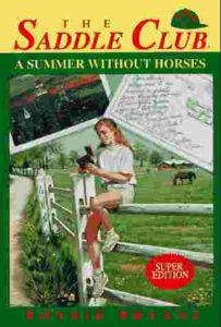 Cover of Saddle Club 1 – A Summer Without Horses