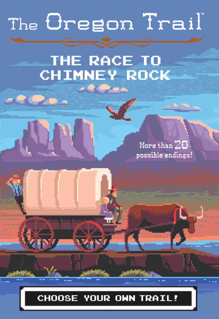 Cover of The Oregon Trail 1 - The Race to Chimney Rock by Jesse Wiley
