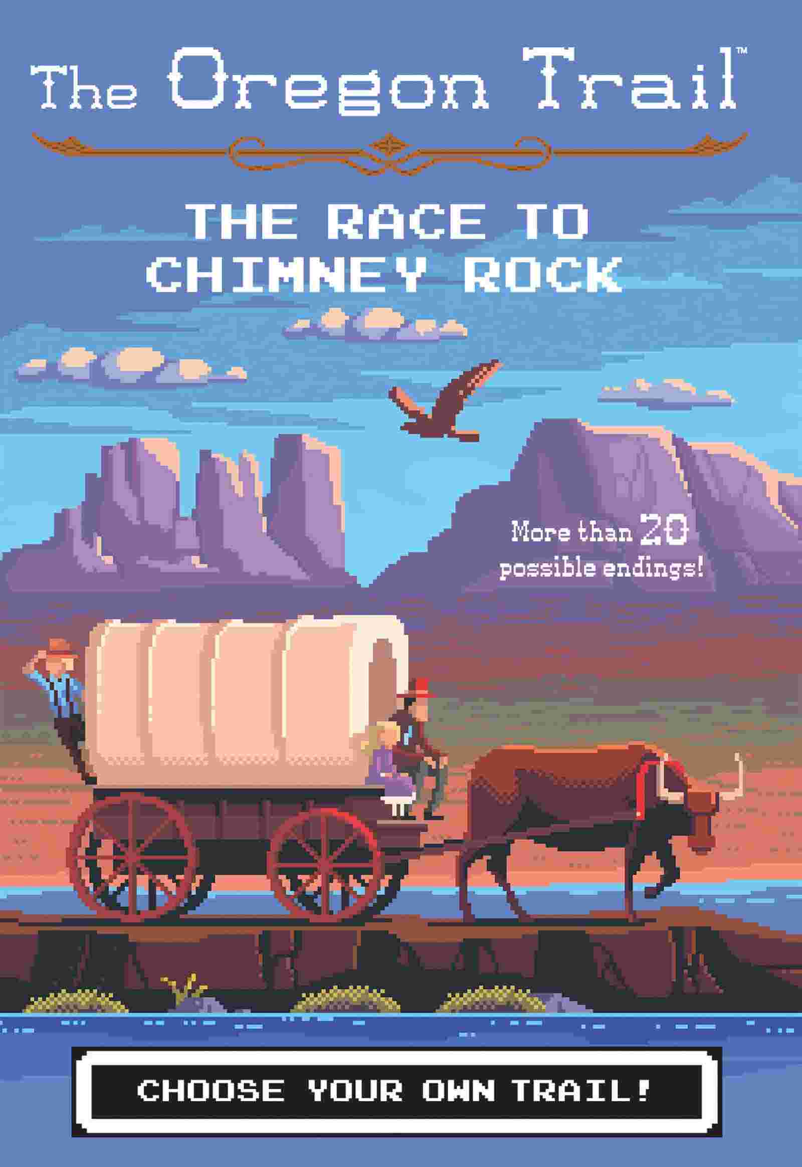Cover of The Oregon Trail 1 - The Race to Chimney Rock by Jesse Wiley