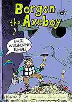 Cover of Borgon the Axeboy 3 - Borgon the Axeboy and the Whispering Temple by Kjartan Poskitt