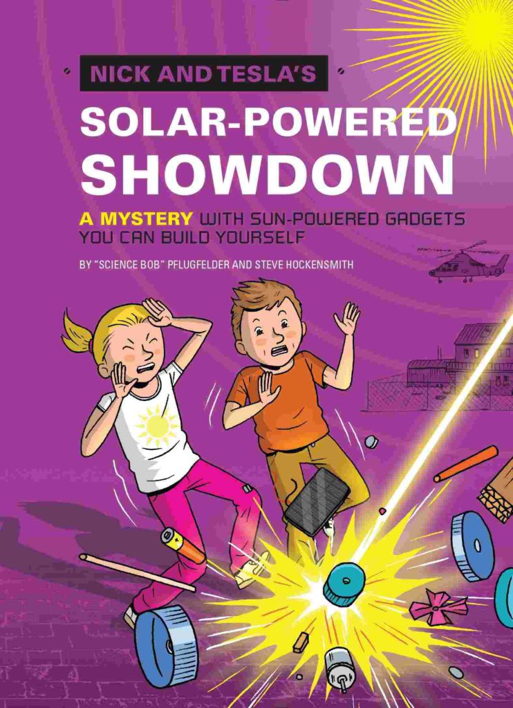 Cover of Nick and Tesla's Solar-Powered Showdown by Bob Pflugfelder