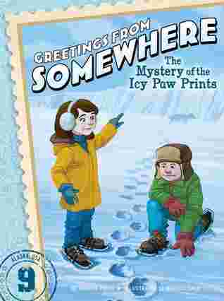 Cover of The Mystery of the Icy Paw Prints by Harper Paris