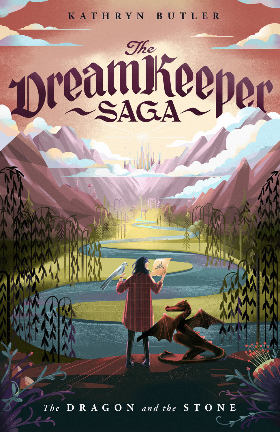 Cover of The Dream Keeper Saga 01 - Dragon and the Stone by Kathryn Butler