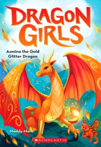 Cover of Dragon Girls 1 – Azmina the Gold Glitter Dragon