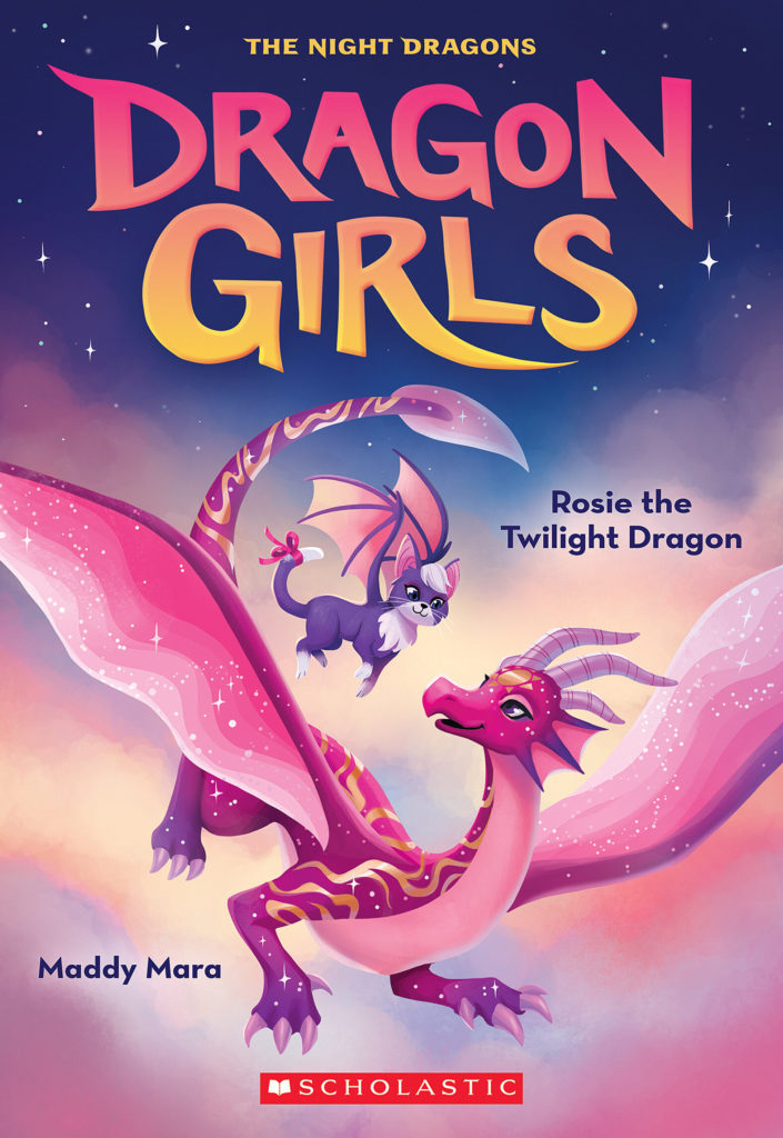 Cover of Dragon Girls 7 - Rosie the Twilight Dragon by Maddy Mara
