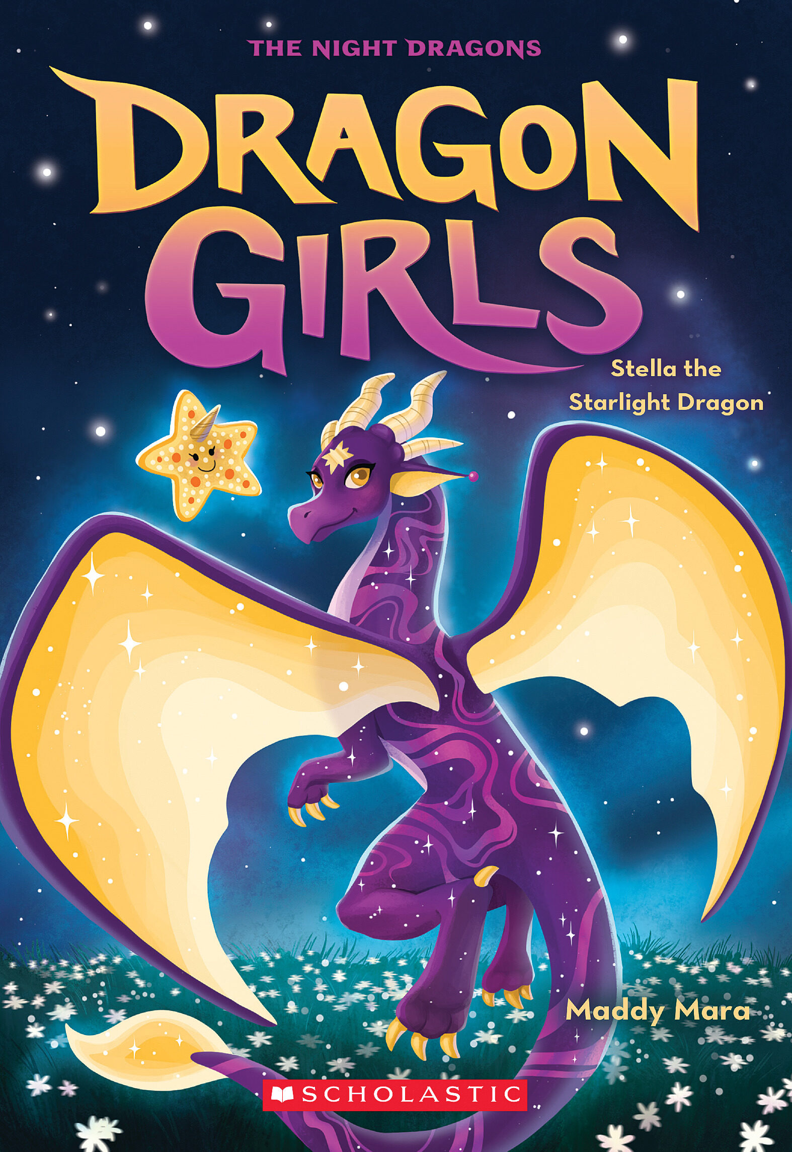Cover of Dragon Girls 9 - Stella the Starlight Dragon by Maddy Mara