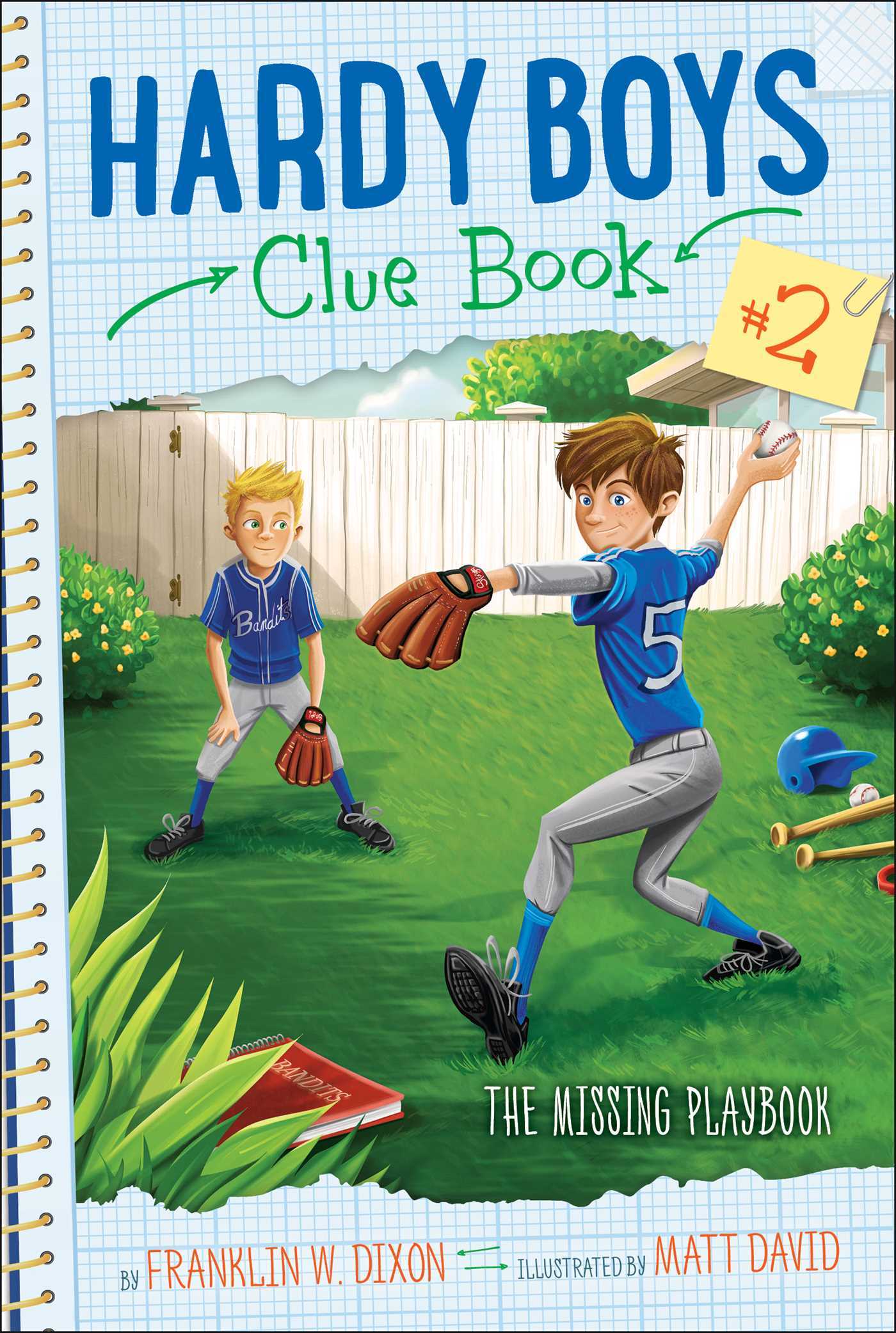Cover of Hardy Boys Clue Book 02 - The Missing Playbook by Franklin W Dixon