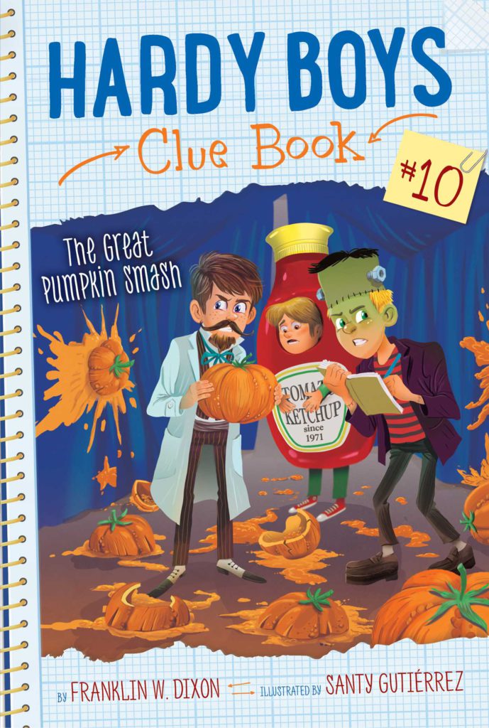 Cover of Hardy Boys Clue Book 10 - The Great Pumpkin Smash by Franklin W Dixon
