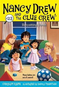 Cover of Nancy Drew and the Clue Crew 23 – Babysitting Bandit