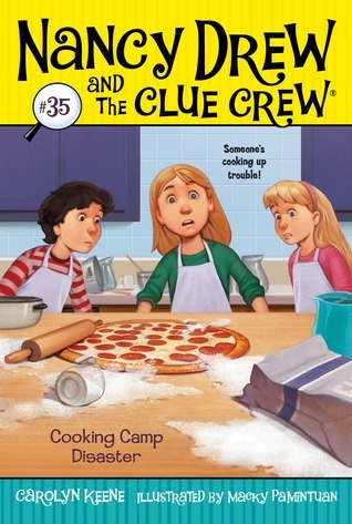 Cover of Nancy Drew and the Clue Crew 35 - Cooking Camp Disaster by Carolyn Keene