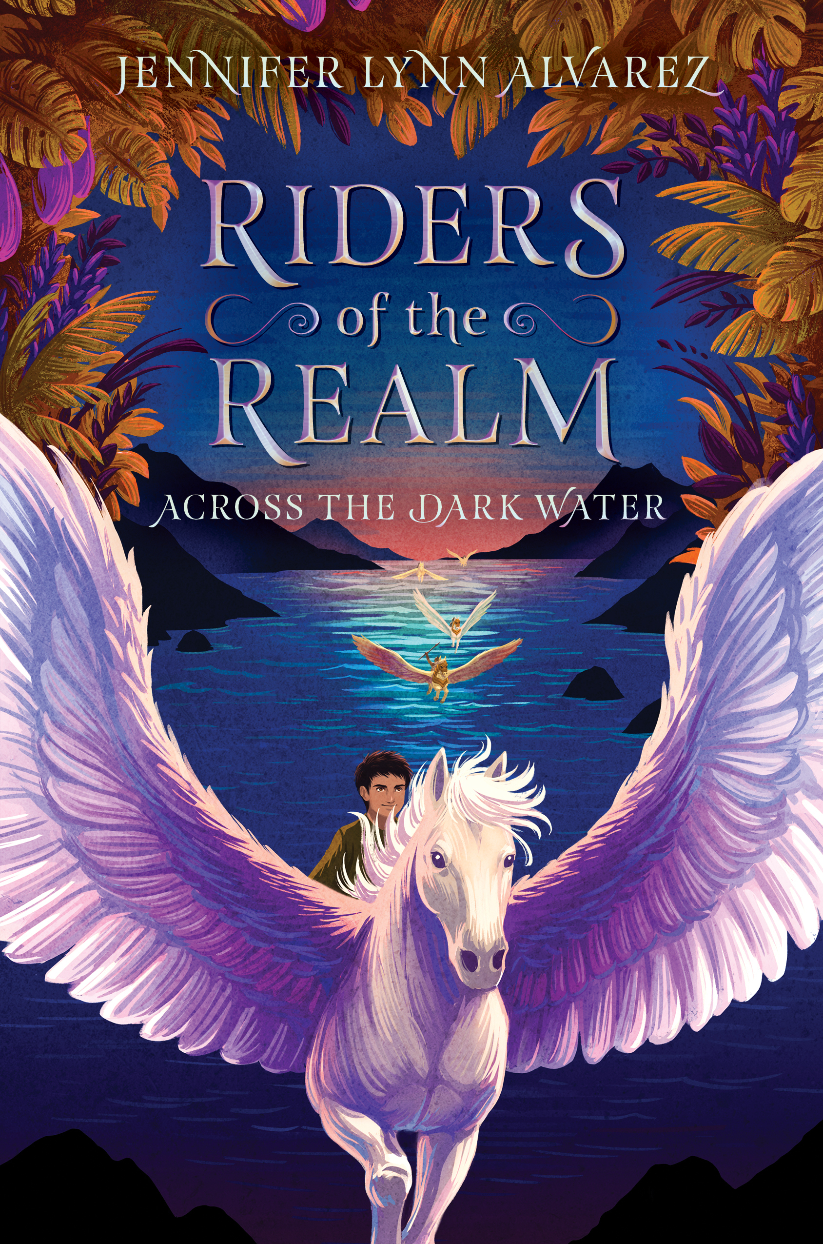 Cover of Riders of the Realm - Across the Dark Water by Jennifer Lynn Alvarez