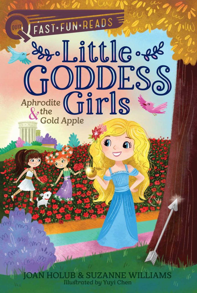 Cover of Little Goddess Girls - Aphrodite & the Gold Apple by Joan Holub & Suzanne Williams