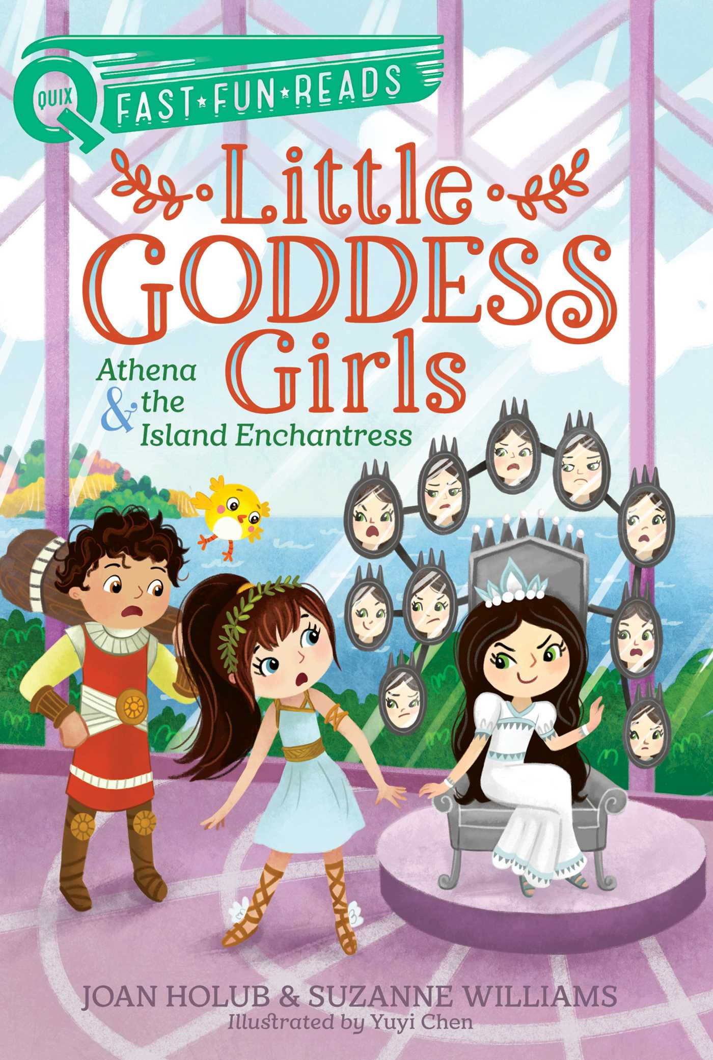 Cover of Little Goddess Girls - Athena & the Island Enchantress by Joan Holub & Suzanne Williams