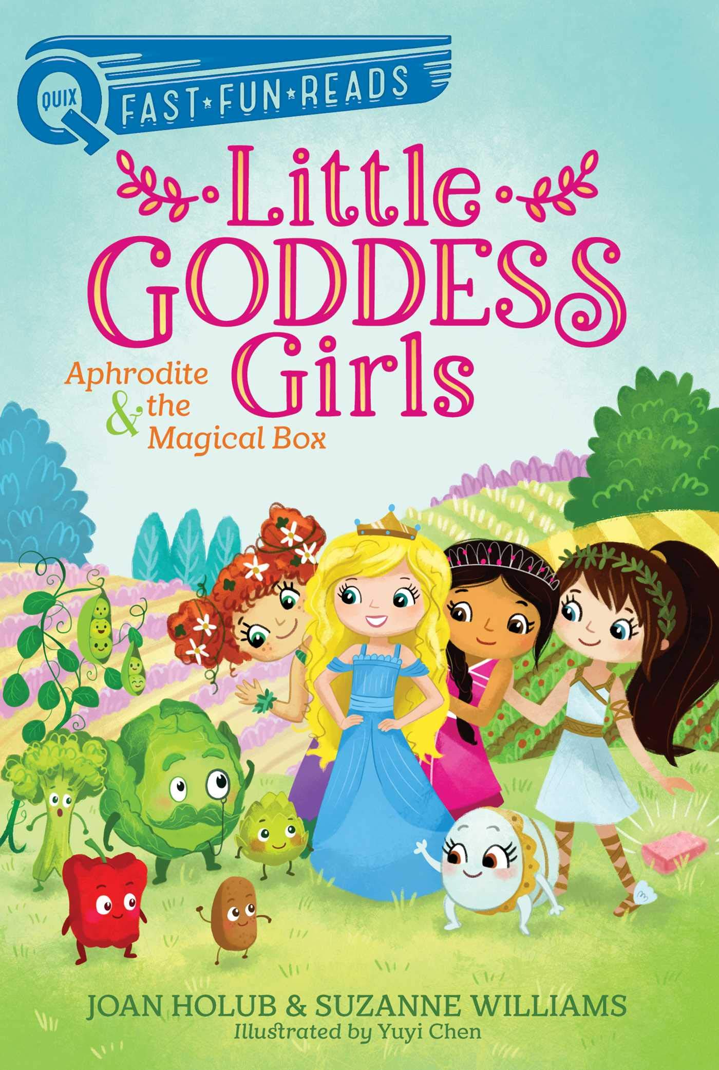 Cover of Little Goddess Girls - Aphrodite & the Magical Box by Joan Holub & Suzanne Williams