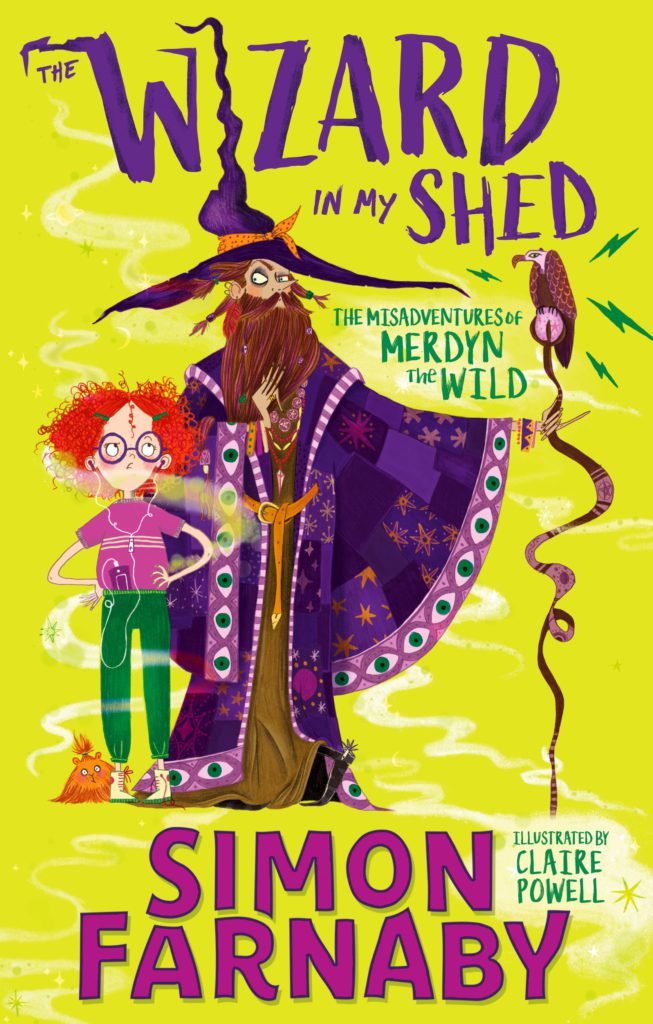 Cover of The Wizard In My Shed by Simon Farnaby