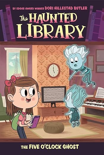 Cover of The Five O'Clock Ghost (Haunted Library