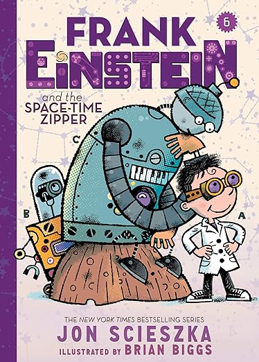 Cover of Frank Einstein and the Space-Time Zipper by Jon Scieszka