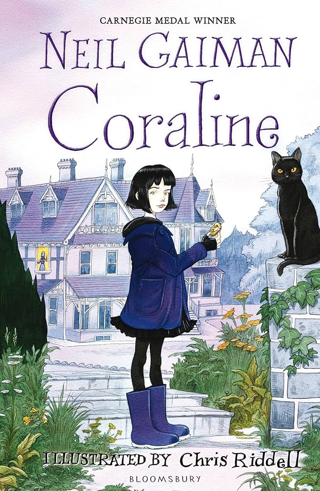 Cover of Coraline by Neil Gaiman & Dave McKean