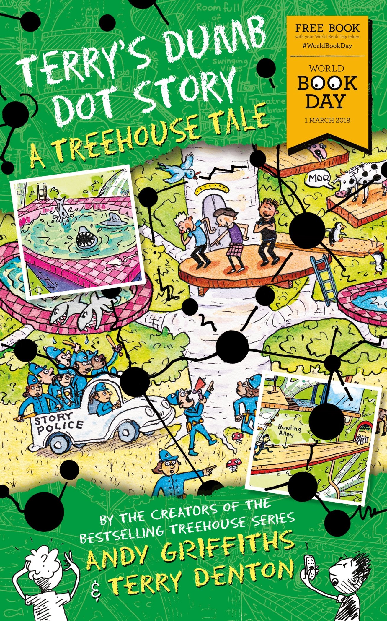 Cover of Terry's Dumb Dot Story - A Treehouse Tale by Andy Griffiths