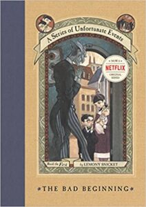 Cover of A Series of Unfortunate Events – The bad beginning