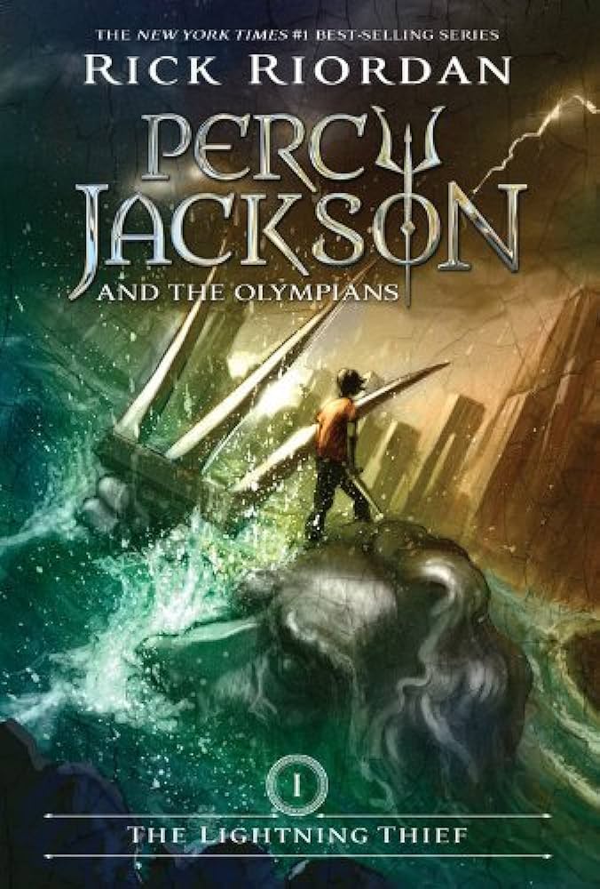 Cover of Percy Jackson and the Olympians 1 – The Lightning Thief