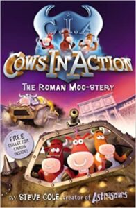Cover of Cows in Action – The Roman Moo-stery