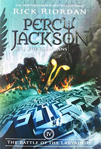 Cover of Percy Jackson and the Olympians 4 – The Battle of the Labyrinth