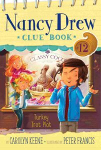 Cover of Nancy Drew Clue Book 12 – Turkey Trot Plot