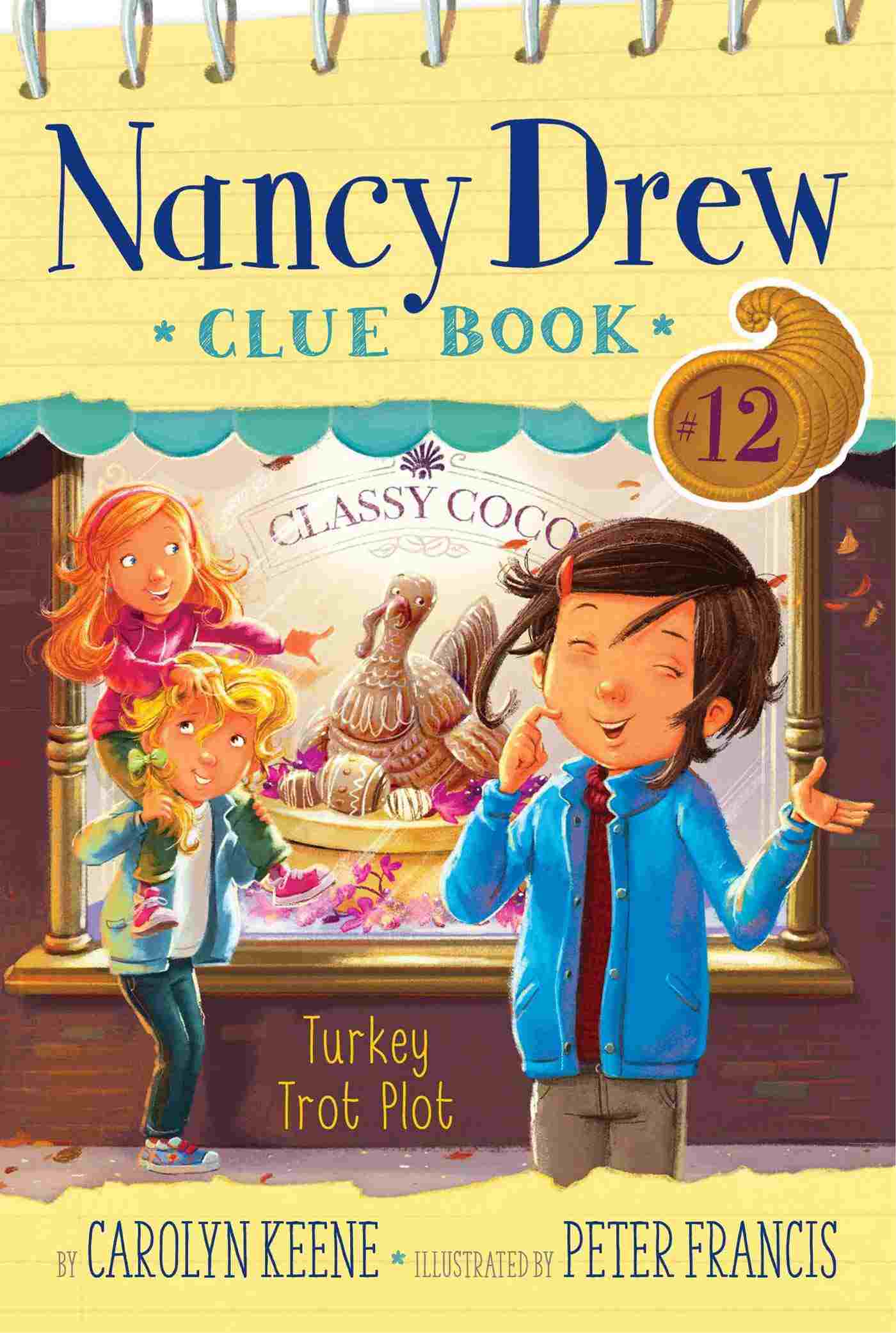 Cover of Nancy Drew Clue Book 12 – Turkey Trot Plot