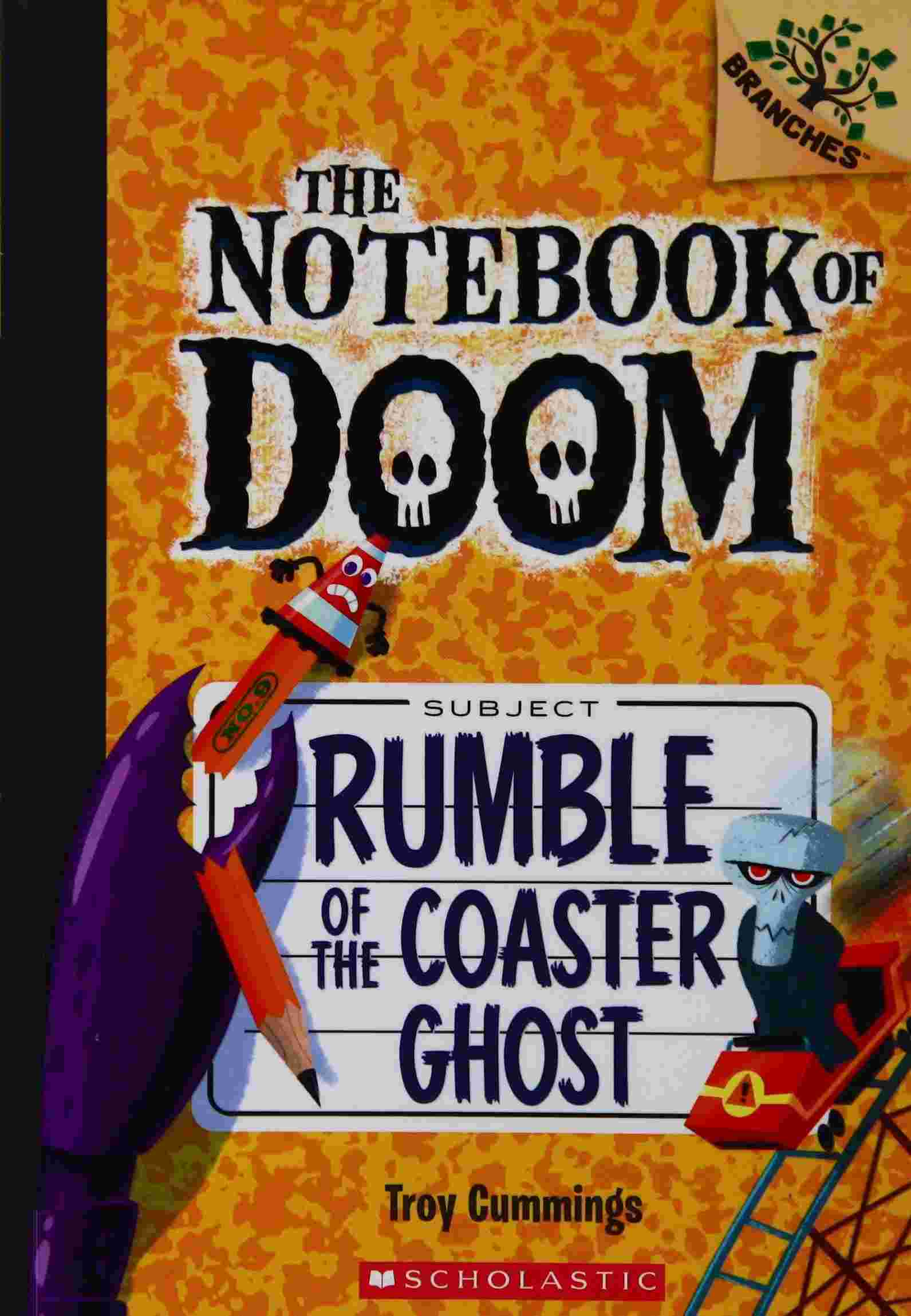 Cover of Notebook of Doom 9 – Rumble of the Coaster Ghost