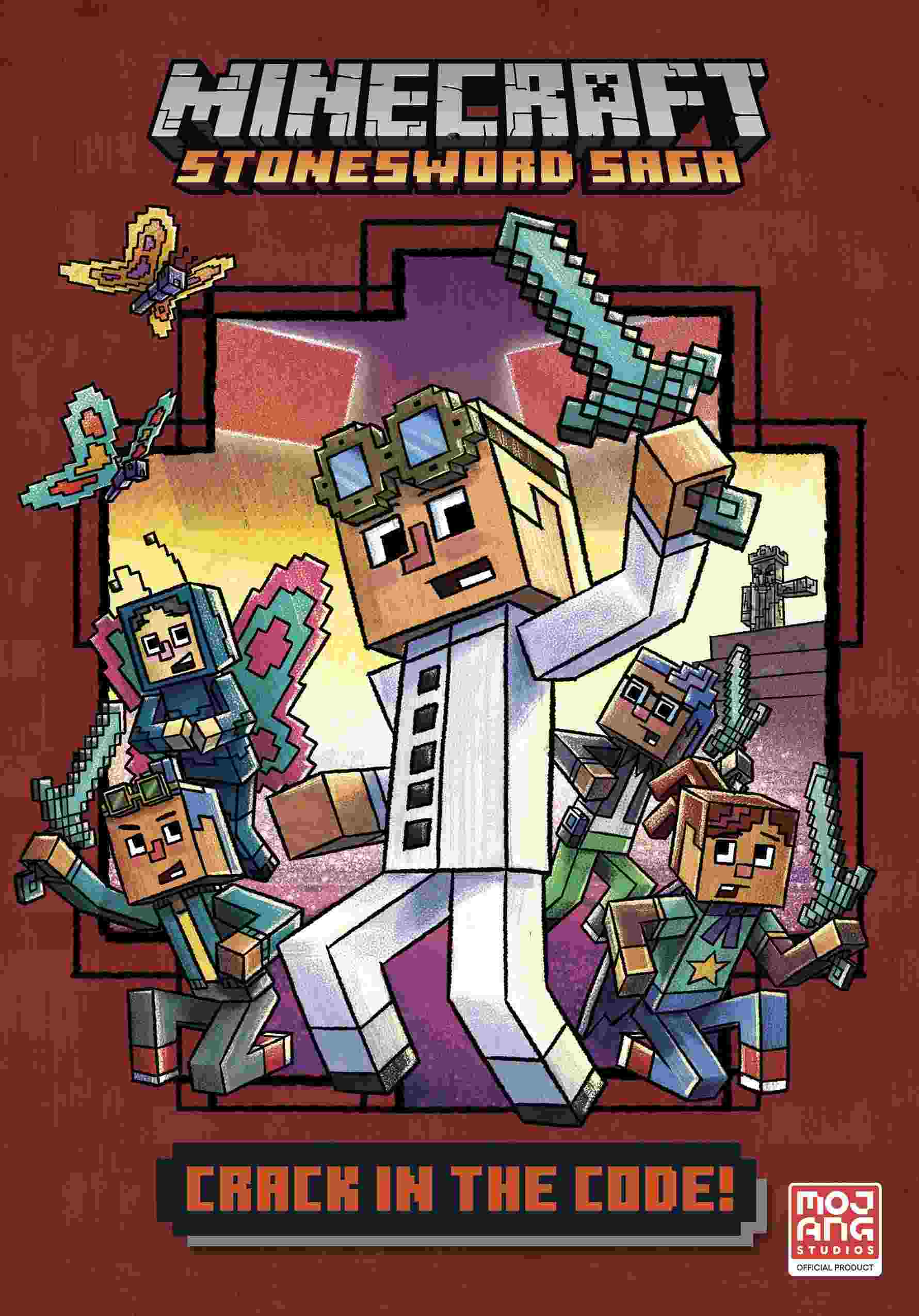 Cover of Minecraft Stonesword Saga 1 – Crack in the Code!