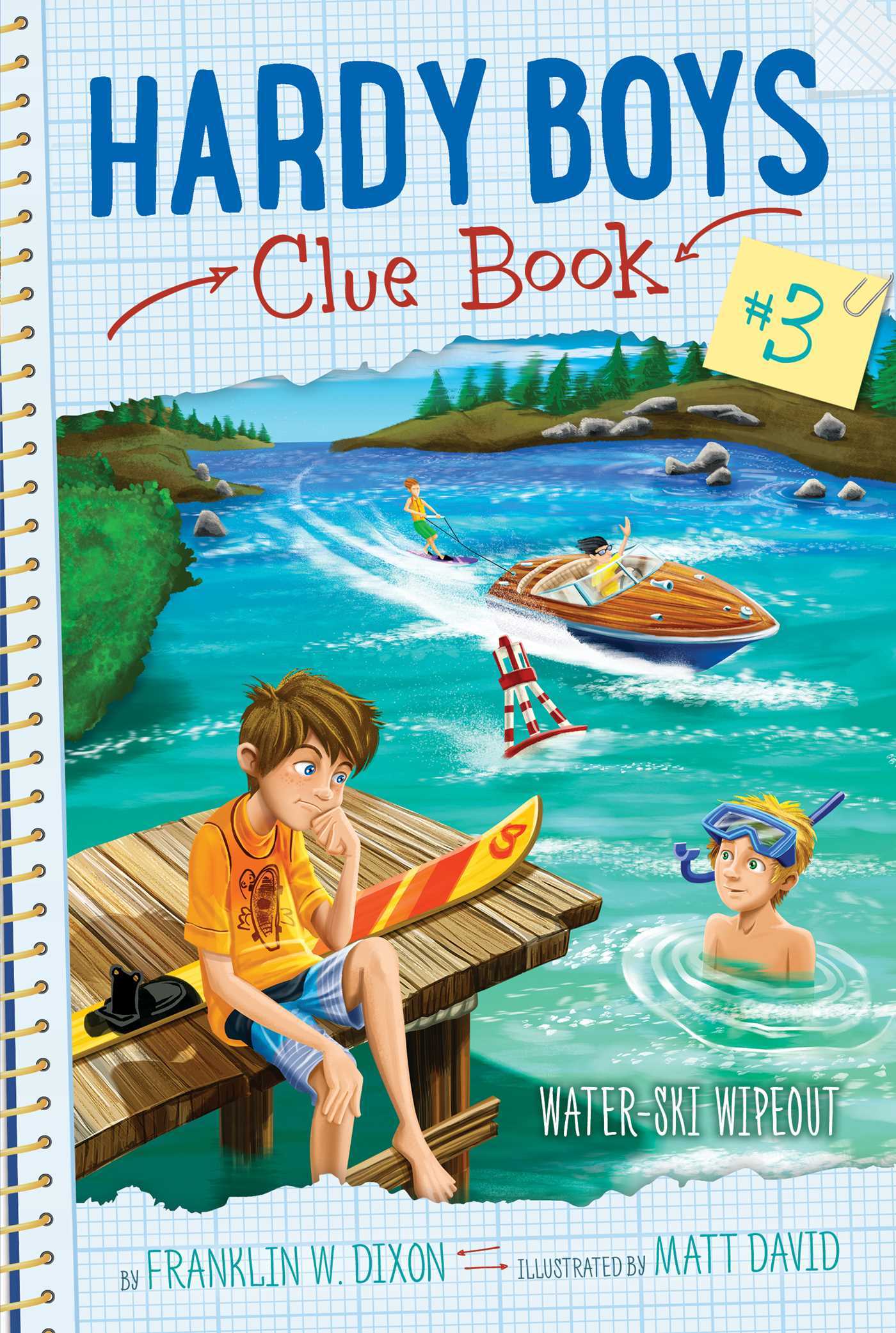 Cover of Hardy Boys Clue Book 03 – Water-Ski Wipeout