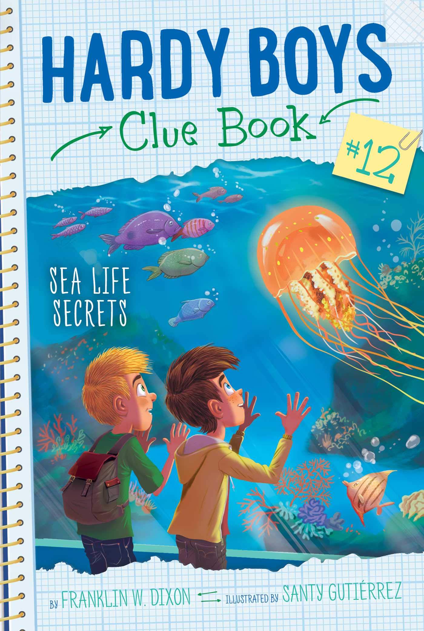 Cover of Hardy Boys Clue Book 12 – Sea Life Secrets