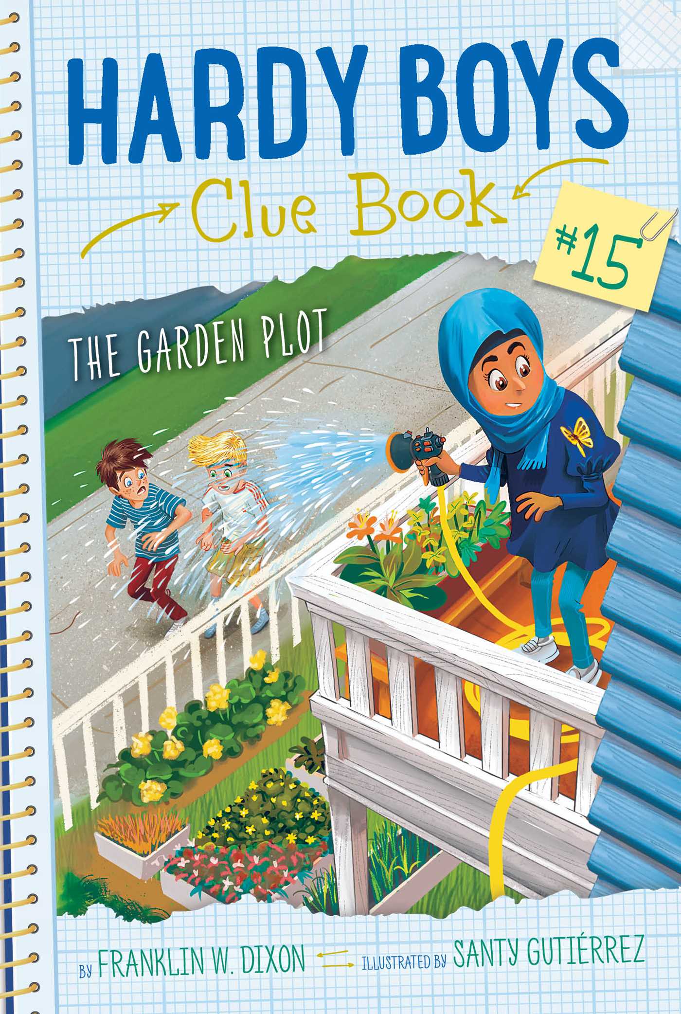 Cover of Hardy Boys Clue Book 15 – The Garden Plot