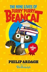 Cover of The Nine Lives of Furry Purry Beancat 3 – The Library Cat